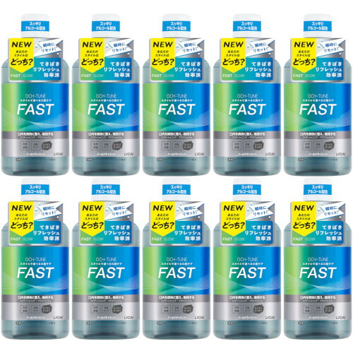 【10個セット】ＯＣＨ－ＴＵＮＥマウスウォッシュ ＦＡＳＴ クールドライミント 600ml(4903301363071-10)