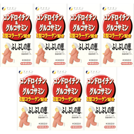 コンドロイチン＆グルコサミン（ふしぶしの恵）82g【7個セット】(4976652001879-7)