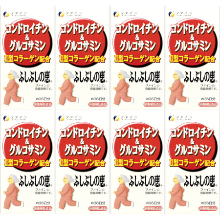 コンドロイチン&グルコサミン(ふしぶしの恵)82g【8個セット】(4976652001879-8)|ベストHBI