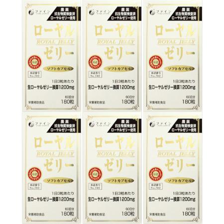 ローヤルゼリー１２００ 180粒【6個セット】(4976652005709-6)