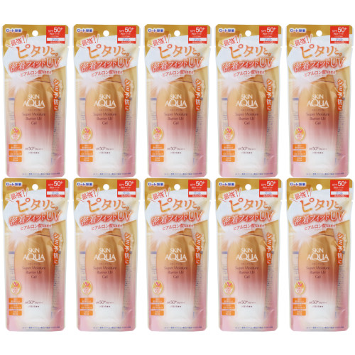 スキンアクア スーパーモイスチャーバリアＵＶジェル 100g【10個セット】(4987241193653-10)｜ベストＨＢＩ