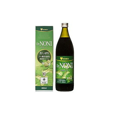 Dr.NONI(ドクター・ノニ) 生しぼり 100％清涼飲料水 900ml  【12本書き割り】(4560247367084-12)
