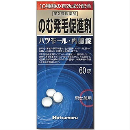 【第2類医薬品】ハツモール内服錠 60錠 【10個セット】(4975446963201-10)