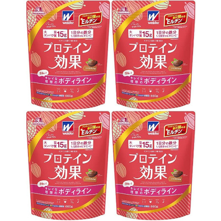 プロテイン効果 ソイカカオ味 660g【4個セット】(4902888729249-4)