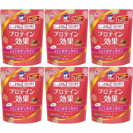 プロテイン効果 ソイカカオ味 660g【6個セット】(4902888729249-6)