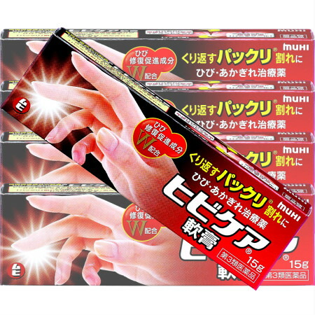 【第3類医薬品】 ヒビケア軟膏a 15g 【5個セット】 【メール便】(4987426002060-5)