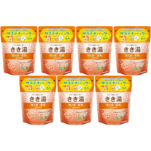 きき湯 食塩炭酸湯 420g【7個セット】(4548514158399-7)