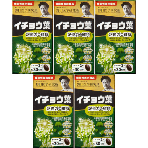 イチョウ葉 60粒【5個セット】(4562193141725-5)