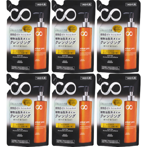 ソフティモ クリアプロ クッションクレンジングオイル つめかえ 160ml【6個セット】(4971710571332-6)