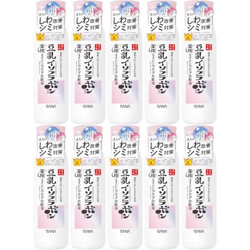 サナ なめらか本舗 薬用リンクル化粧水 ホワイト 200ml【10個セット】(4964596701887-10)｜ベストＨＢＩ