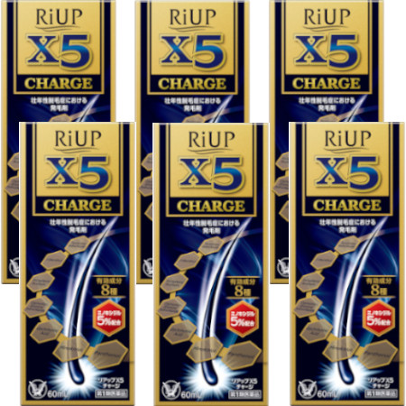 【第1類飲み薬】リアップＸ５受け持ち 60mL 【6個仕掛ける】(4987306058040-6)