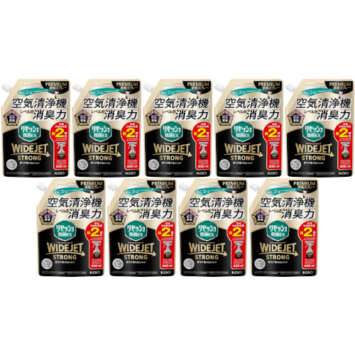 【9個セット】リセッシュ除菌ＥＸ ワイドジェット ストロング 香りが残らないタイプ つめかえ用 630ml(4901301433169-9)
