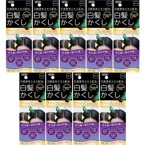 日高白髪かくし ブラック 20g【9個セット】(4949176022477-9)
