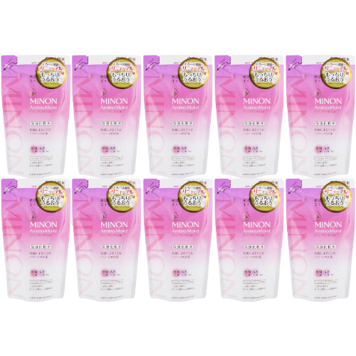 【10個仕掛ける】ミノン アミノモイスト エイジングケア 置き目ション つめかえ用 130ml(4987107675187-10) 美容・コスメ・香水-スキンケア-化粧水・ローション