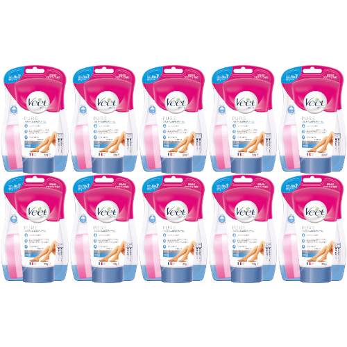 【10個セット】ヴィートピュアバスタイム除毛クリーム敏感肌用 150g(4906156037890-10)