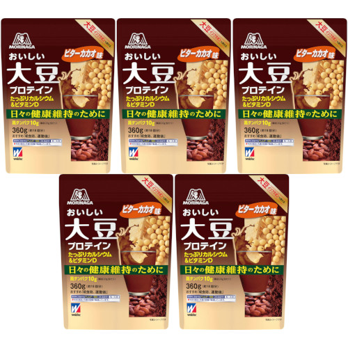 【5個セット】おいしい大豆プロテイン（ビターカカオ味）360g(4902888740169-5)