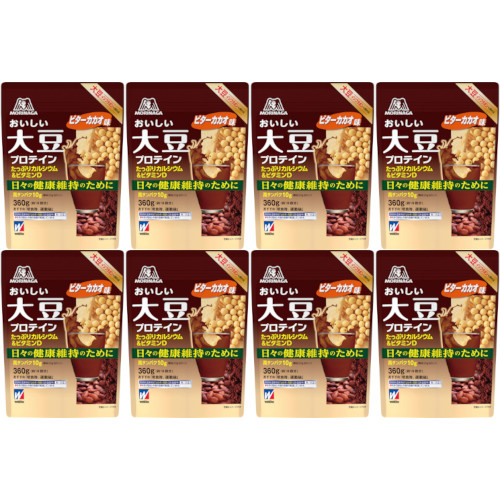 【8個セット】おいしい大豆プロテイン（ビターカカオ味）360g(4902888740169-8)
