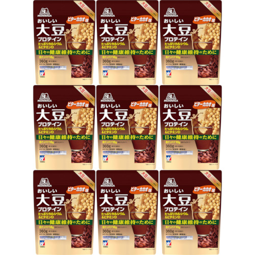 【9個セット】おいしい大豆プロテイン（ビターカカオ味）360g(4902888740169-9)