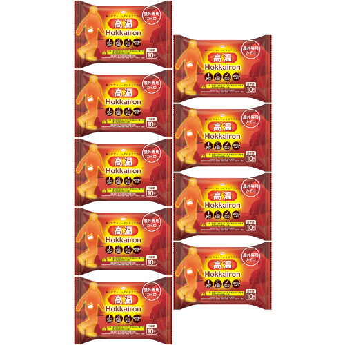 【9個セット】Ｈｏｋｋａｉｒｏｎ 高温 貼らないレギュラー 10個入(4987973284858-9)