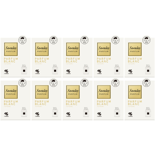 【10個セット】Ｓａｗａｄａｙクルマ専用ゲル パルファムブラン 110g(4987072096406-10)