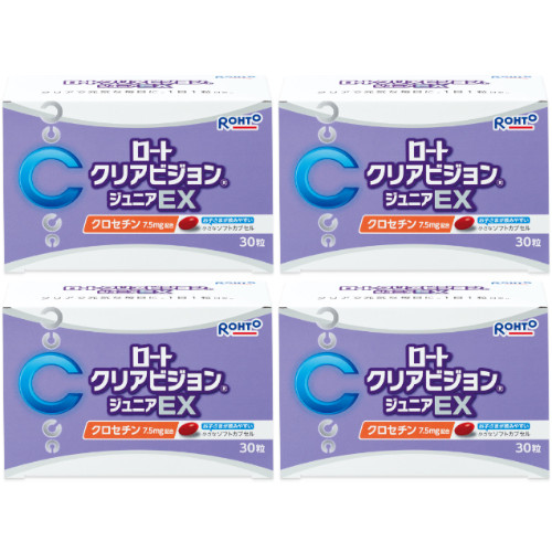 ロートクリアビジョンジュニアEX 30粒【4個書き割り】(4987241162079-4)