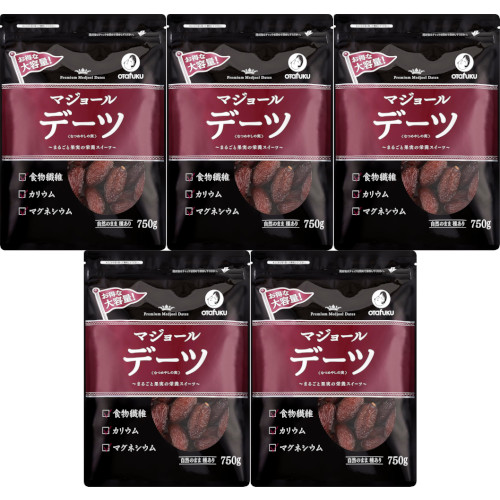 デーツなつめやしの実 750g【5個セット】(4970077204303-5)