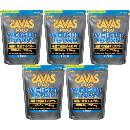 【5個セット】ザバス プロ ウェイトダウン ヨーグルト風味 800g(4902777350776-5)