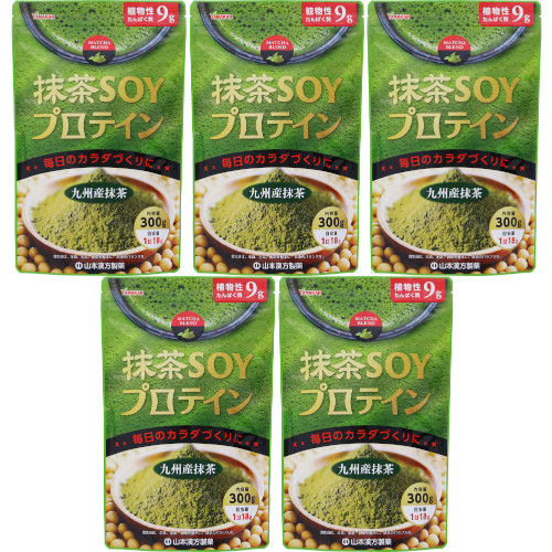 抹茶ＳＯＹプロテイン 300g【5個セット】(4979654028387-5)