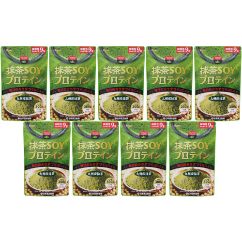 抹茶ＳＯＹプロテイン 300g【9個セット】(4979654028387-9)