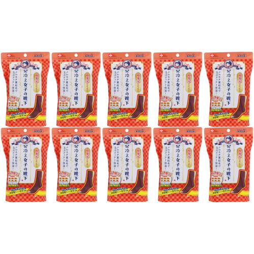 足冷ややかさうしろ帯のソックス レギュラー極朦々たる 1足入【10個仕掛ける】(4580543941955-10)