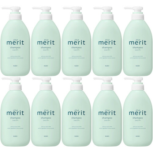 メリット シャンプー ポンプ 450ml【10個セット】(4901301448705-10)