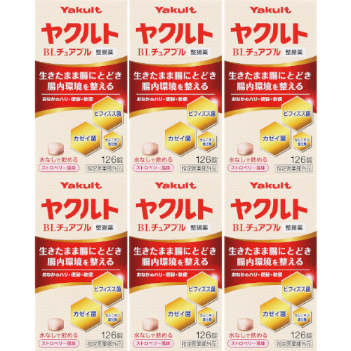 ヤクルトＢＬチュアブル整腸薬 126錠【6個セット】(4987424170914-6)
