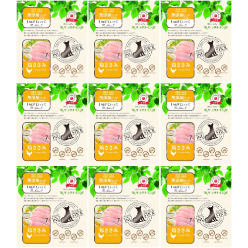 【9個セット】いぬすてぃっく サラダチキン 鶏ささみ 7本(4571130144576-9)｜ベストＨＢＩ