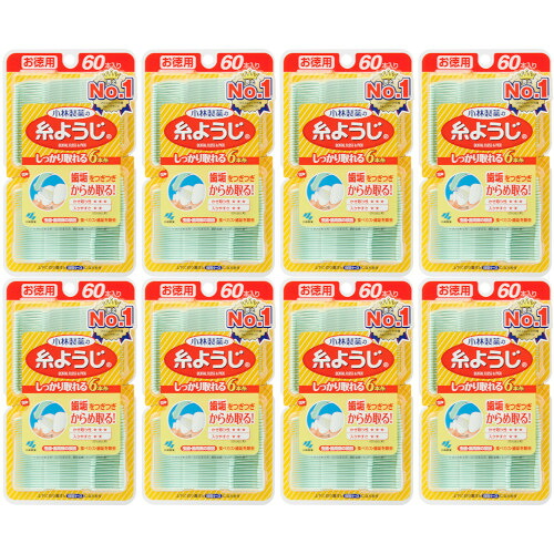 糸ようじ 60本【8個セット】(4987072025895-8)