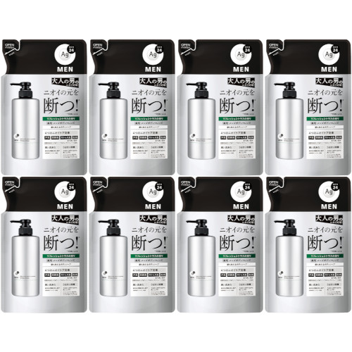 【8個セット】エージーデオ２４メン 薬用メンズボディクレンズ つめかえ用 420ml(4550516495211-8)