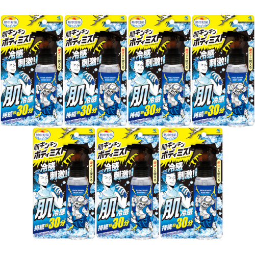 【7個セット】熱中対策 肌キンキン ボディミスト 100ml(4901548604407-7)