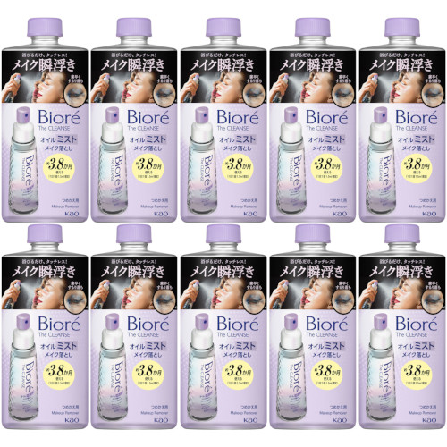 【10個セット】ビオレ ザクレンズオイルミストメイク落とし つめかえ用 180ml(4901301447883-10)