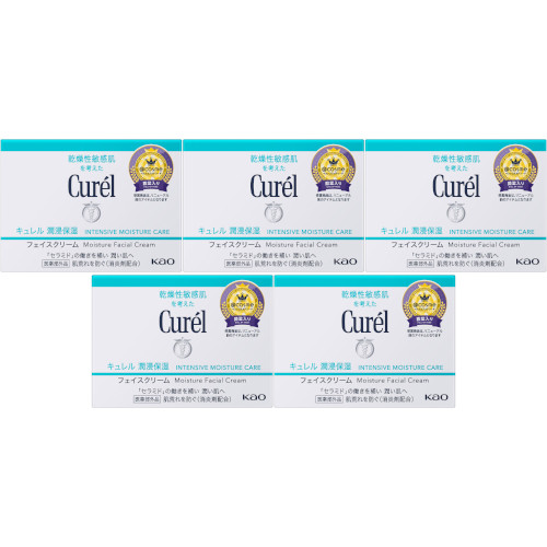 【5個セット】キュレル 潤浸保湿 フェイスクリーム 40g【宅急便コンパクト】(4901301236210-5)｜ベストＨＢＩ