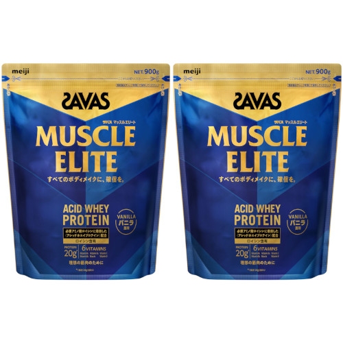 ザバス マッスルエリート バニラ風味 900g【2個セット】(4902777324609-2)｜ベストＨＢＩ