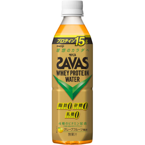 ザバス ホエイプロテインウォーター グレープフルーツ風味 500ml×24本(4902777321820-24)