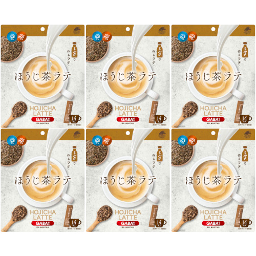 ほうじ茶ラテ ＧＡＢＡ配合 14本【6個セット】(4903361681627-6)