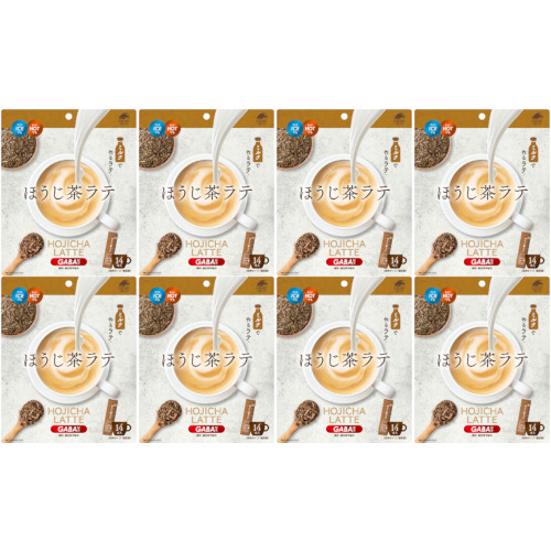 ほうじ茶ラテ ＧＡＢＡ配合 14本【8個セット】(4903361681627-8)