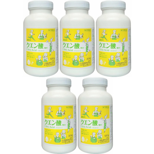 クエン酸(無水) 500g【5個セット】(4987371318070-5)