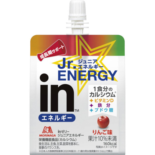 ｉｎゼリー ジュニアエネルギー りんご味 180g×36(4902888734434)