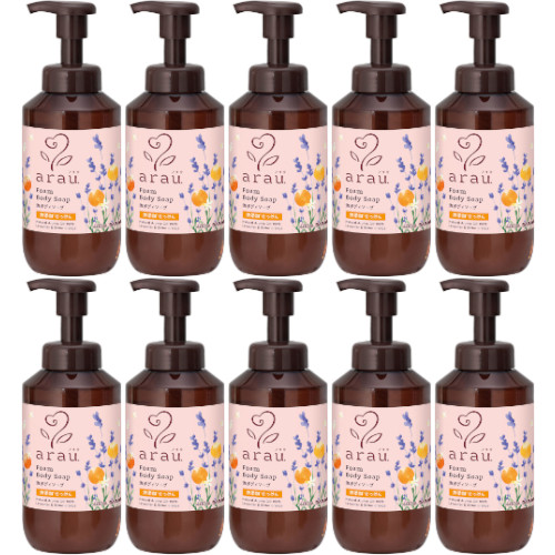 アラウ． 泡ボディソープ 480ml【10個セット】(4973512259531-10)