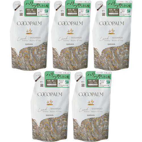 【5個セット】ココパーム ランドエッセンスシャンプー 詰替用 380ml(4973512261756-5) 4,897円