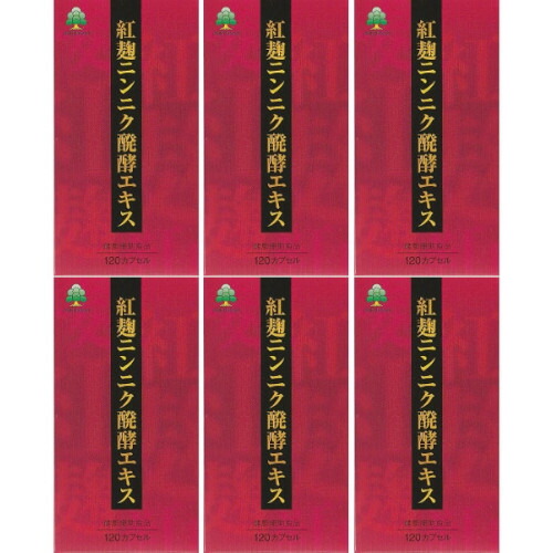 紅麹ニンニク醗酵エキス 120カプセル【6個セット】(4968250363114-6)