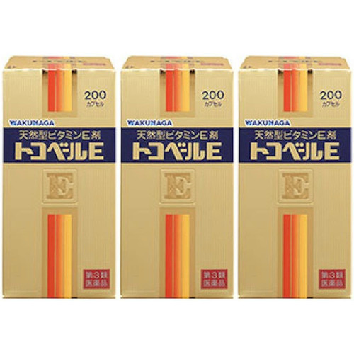 【第3類医薬品】トコベールE 200カプセル【3個セット】(4968250190215-3)|ベストHBI