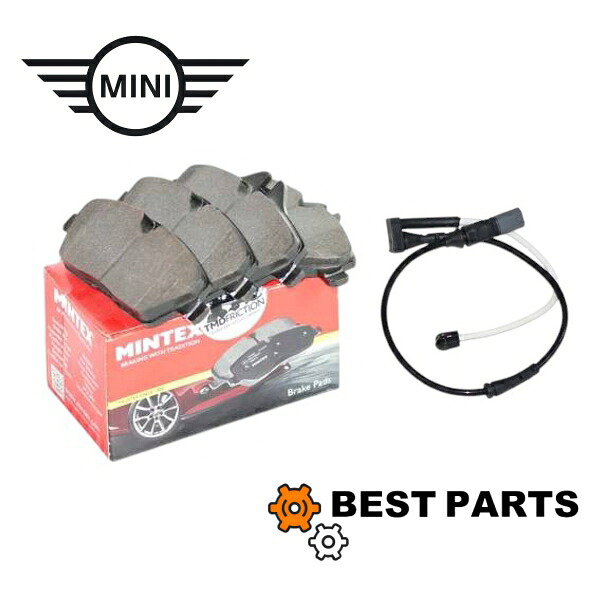 新品 BMW MINI フロントブレーキパッド センサー セット F54 34116772892 MINTEX 34356865613