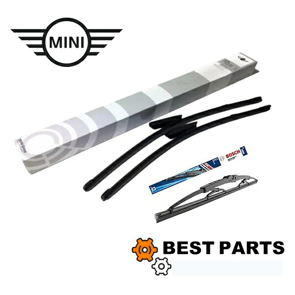 新品 BMW MINI ワイパーブレードセット フロント＆リア エアロツイン R56 61612327749/61612754285 純正/純正OEM｜BestParts-株式会社BestHeart